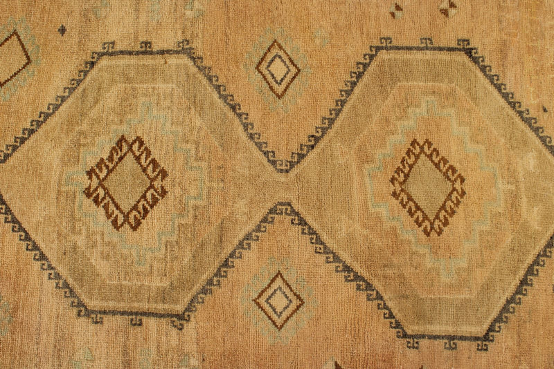 3x10 Gold Turkish Tribal Runner