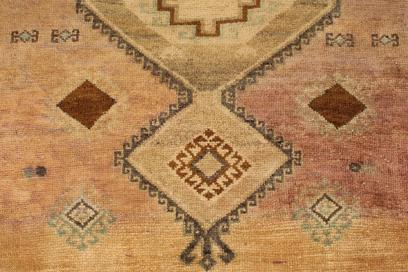 3x10 Gold Turkish Tribal Runner