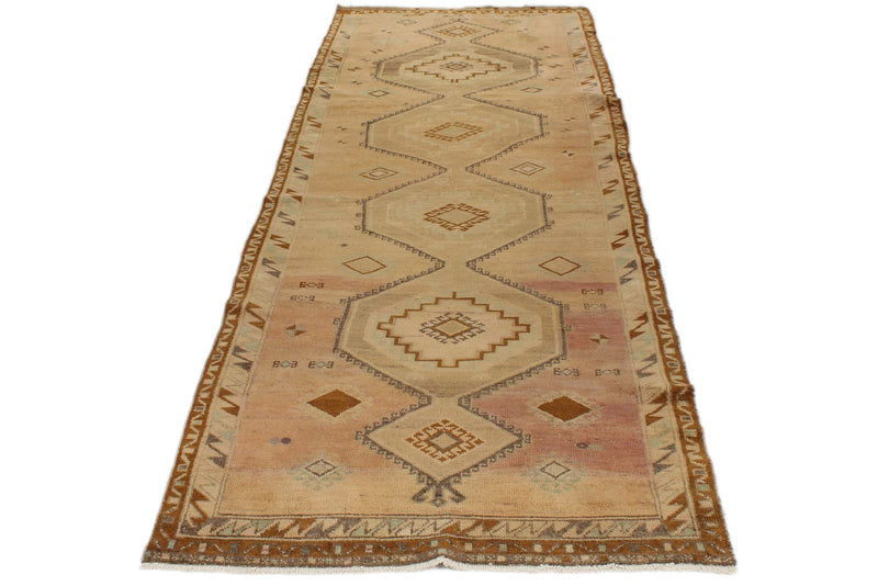 3x10 Gold Turkish Tribal Runner