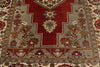 7x12 Red and Ivory Turkish Tribal Rug