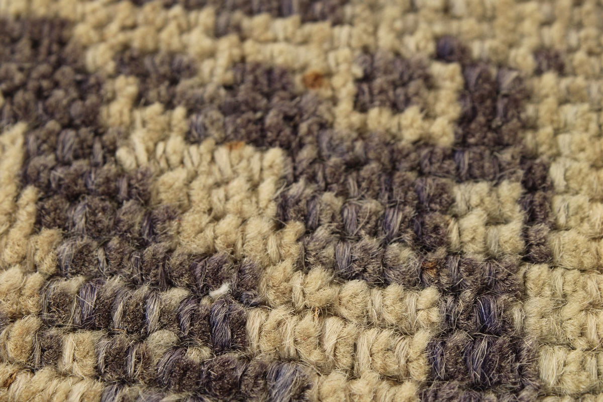 5x13 Ivory and Green Turkish Tribal Runner