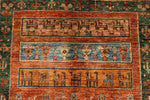 4x6 Multicolor Turkish Tribal Rug