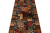 3x8 Multicolor Turkish Tribal Rug