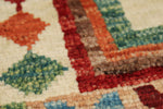 3x8 Multicolor Turkish Tribal Rug