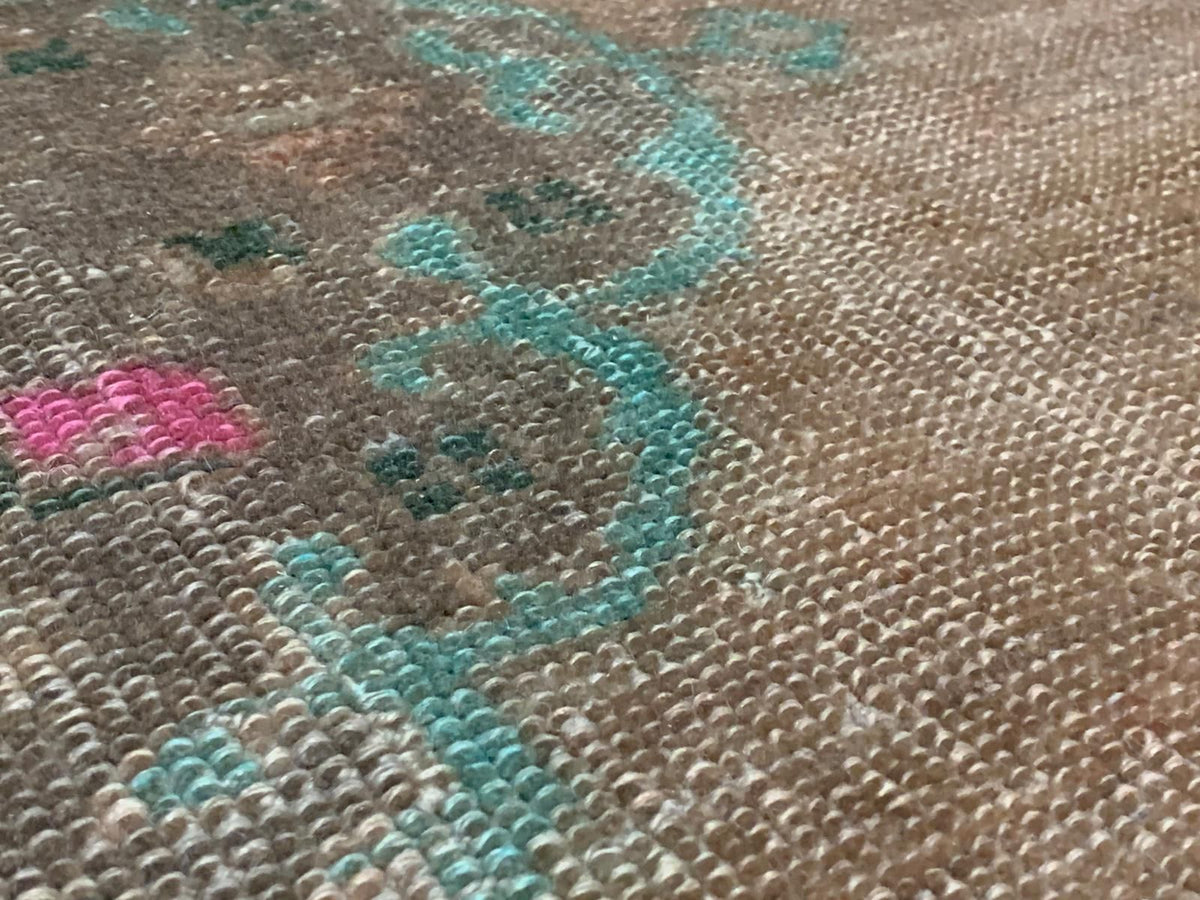 5x11 Camel and Green Turkish Tribal Runner