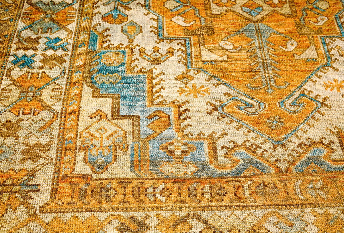 4x7 Beige and Rust Persian Rug