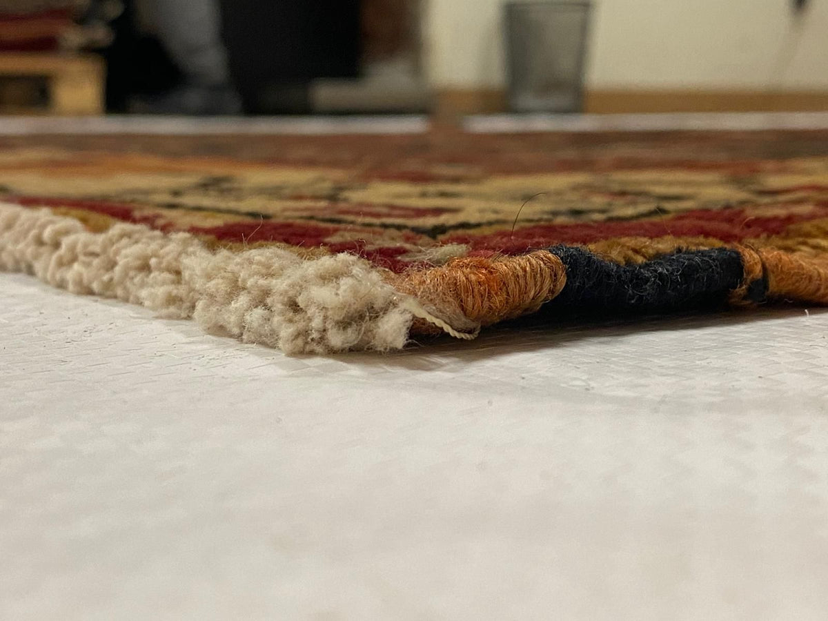 4x8 Rust and Ivory Turkish Tribal Runner