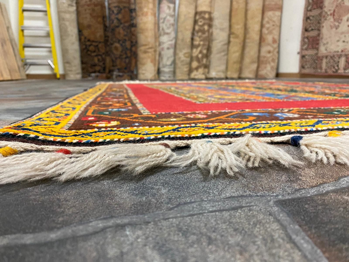 5x7 Multicolor Turkish Tribal Rug