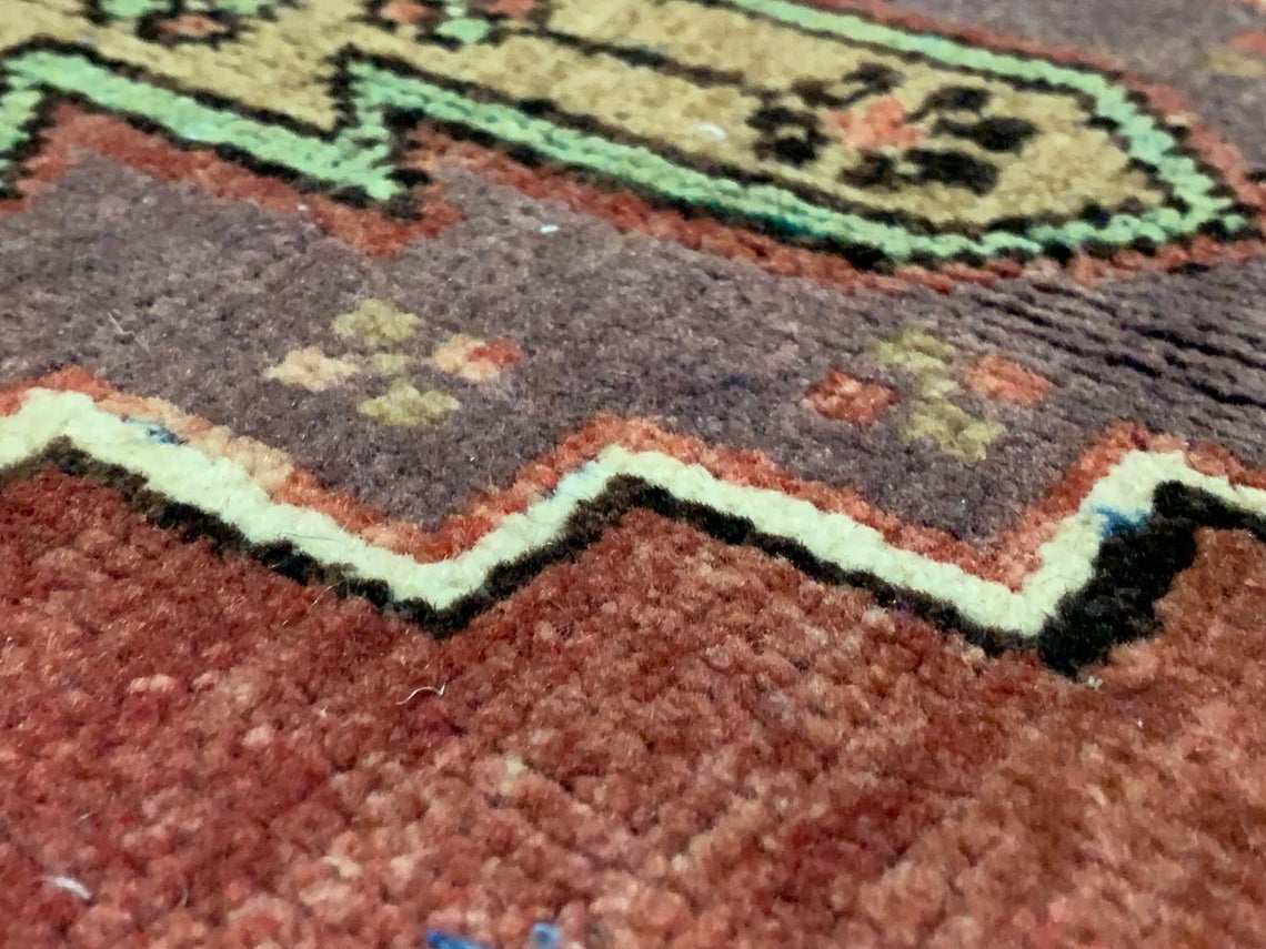 5x9 Red and Beige Kazak Tribal Rug