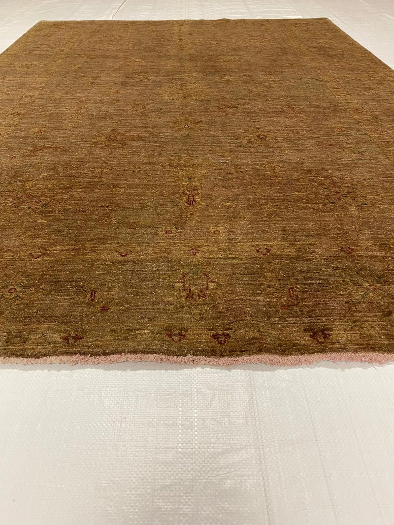 6x9 Brown Modern Contemporary Rug