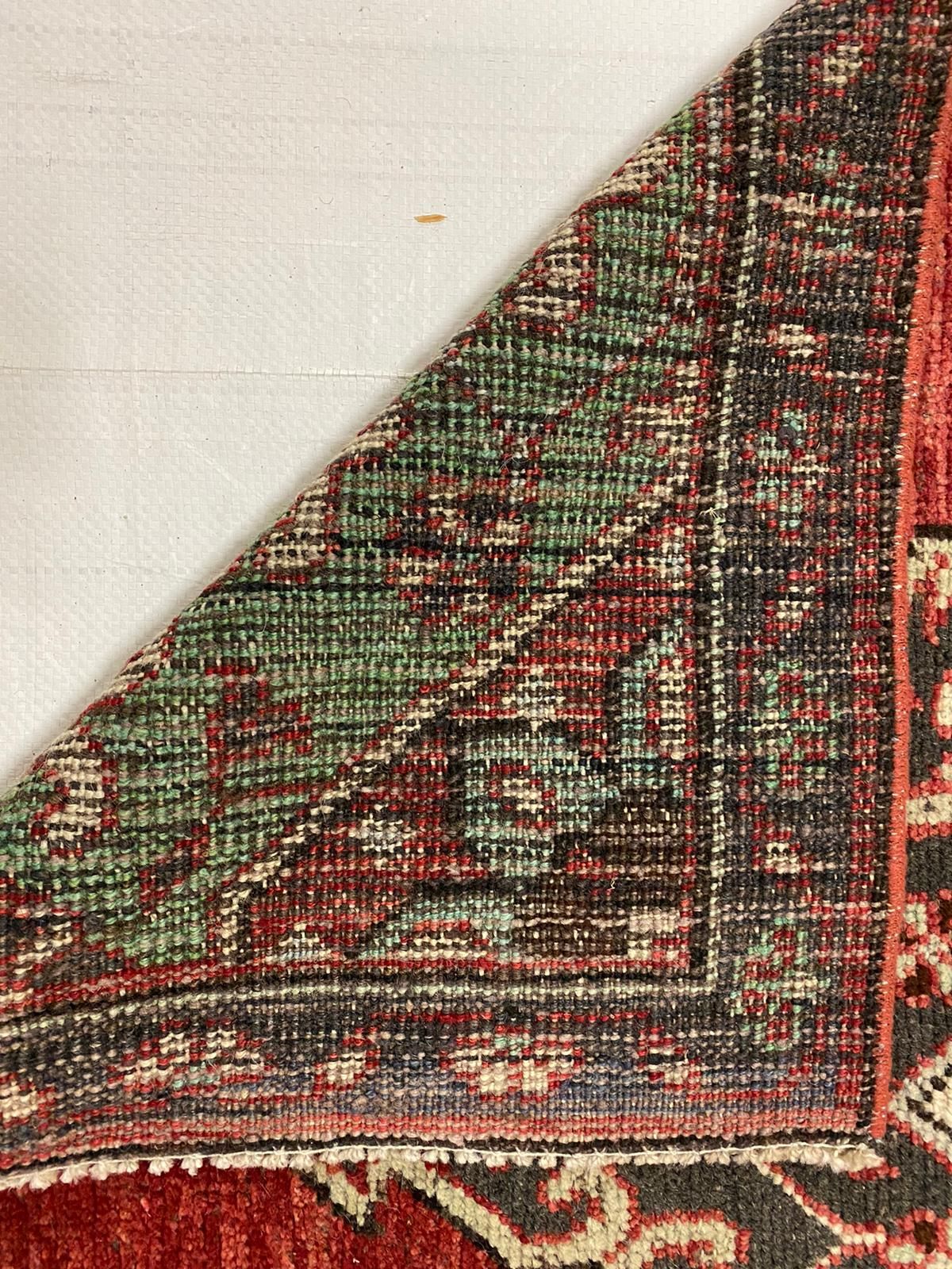 3x10 Red and Black Turkish Tribal Runner