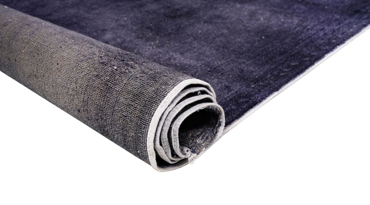 9x14 Black Turkish Overdyed Rug