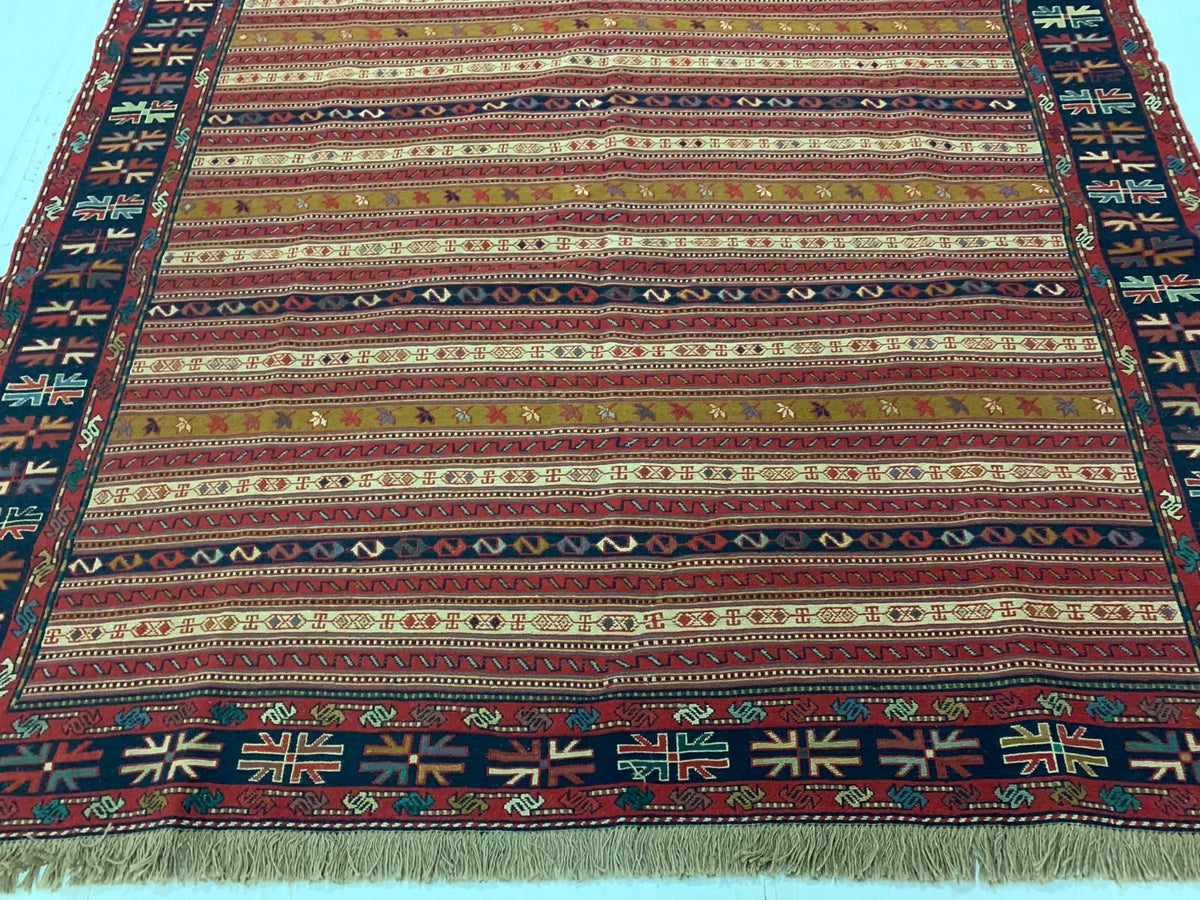 7x10 Multicolor Turkish Patchwork Rug