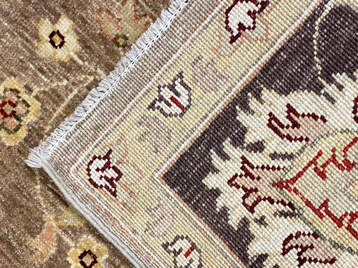 5x8 Gray and Brown Turkish Traditional Rug