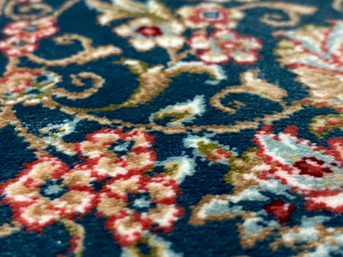 5x8 Green and Green Turkish Antep Rug