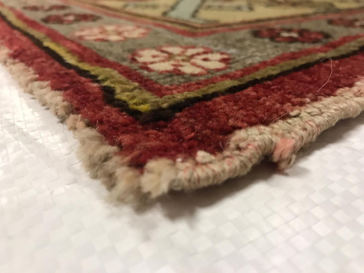 5x12 Rust and Gray Turkish Tribal Runner