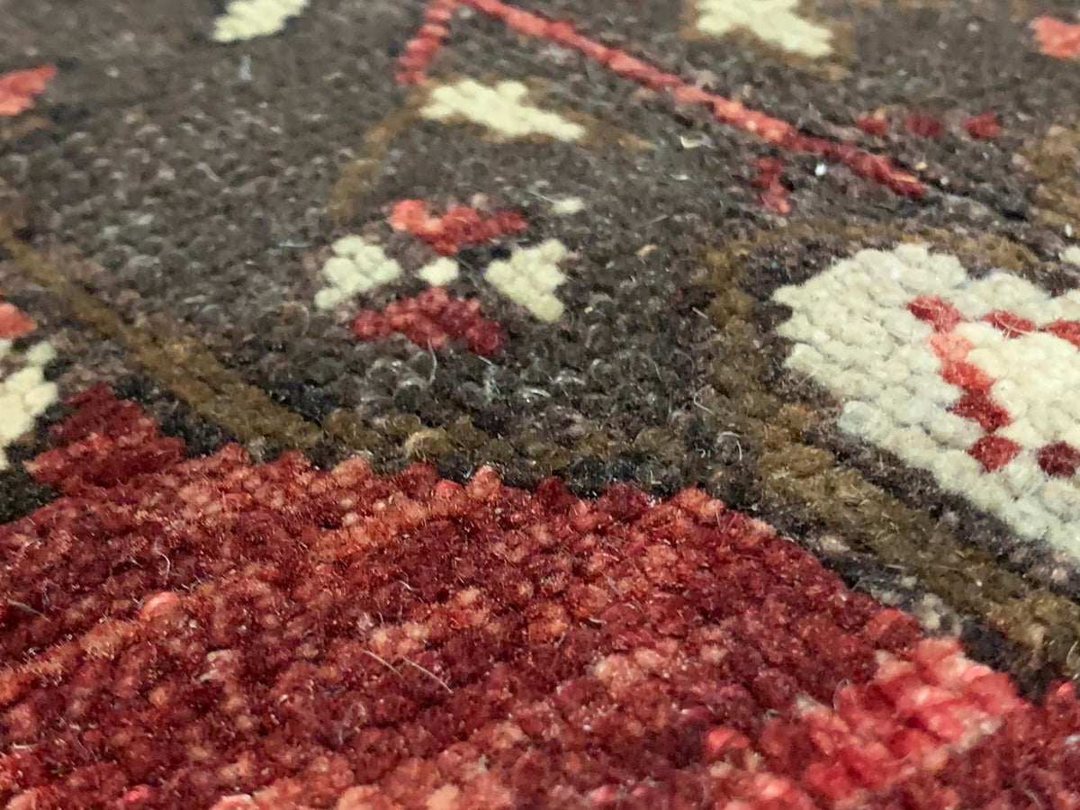 5x11 Red and Ivory Turkish Tribal Runner