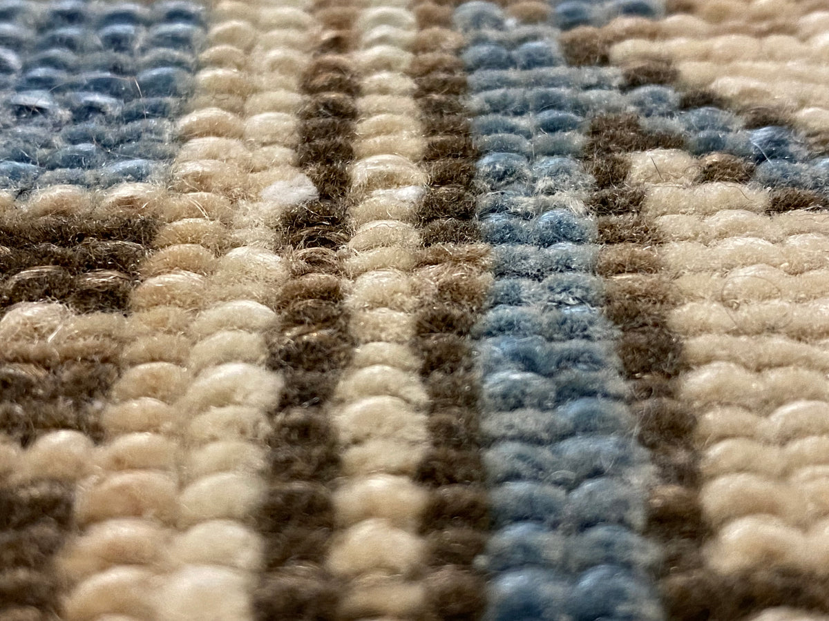 3x10 Blue and Ivory Persian Traditional Runner