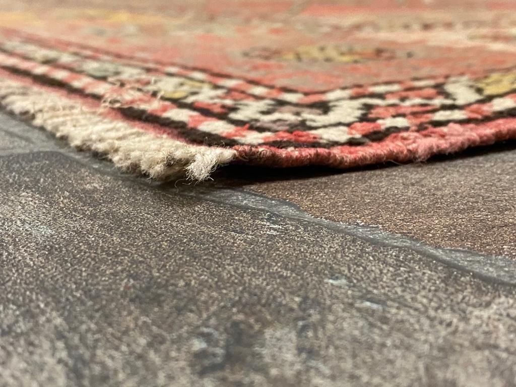 5x7 Red and Multicolor Turkish Tribal Rug