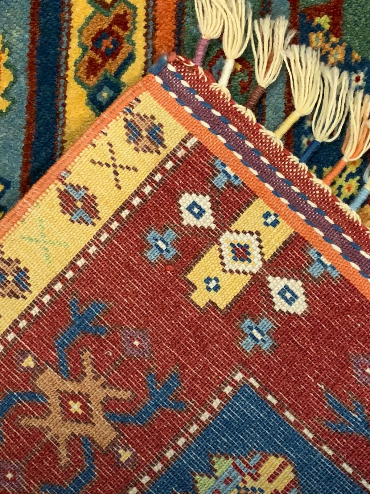 6x8 Vintage Turkish Patchwork Rug