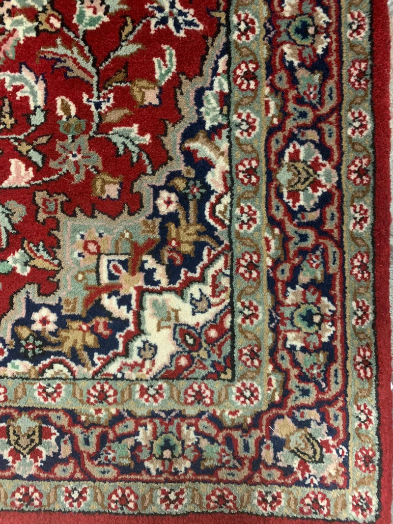 3x5 Red and Beige Turkish Traditional Rug