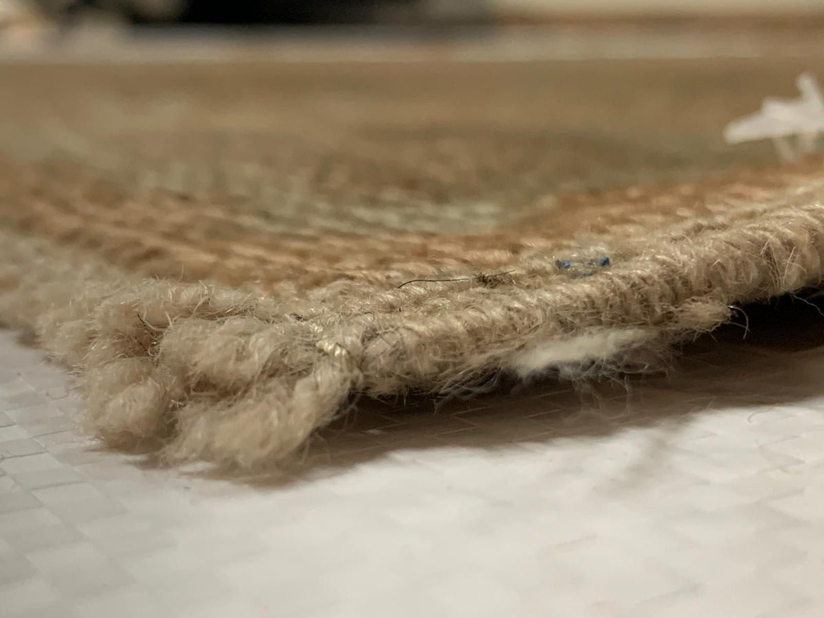 5x10 Beige and Beige Turkish Tribal Runner