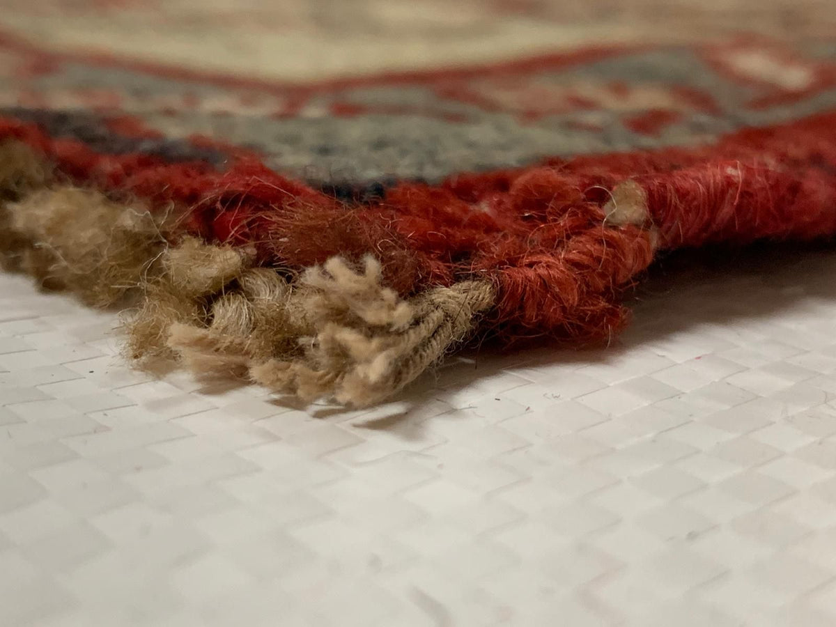 5x11 Red and Ivory Turkish Tribal Runner