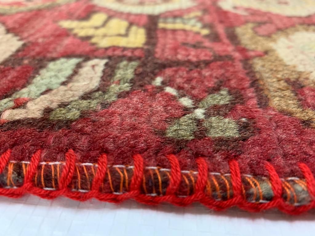 8x10 Red and Multicolor Turkish Tribal Rug