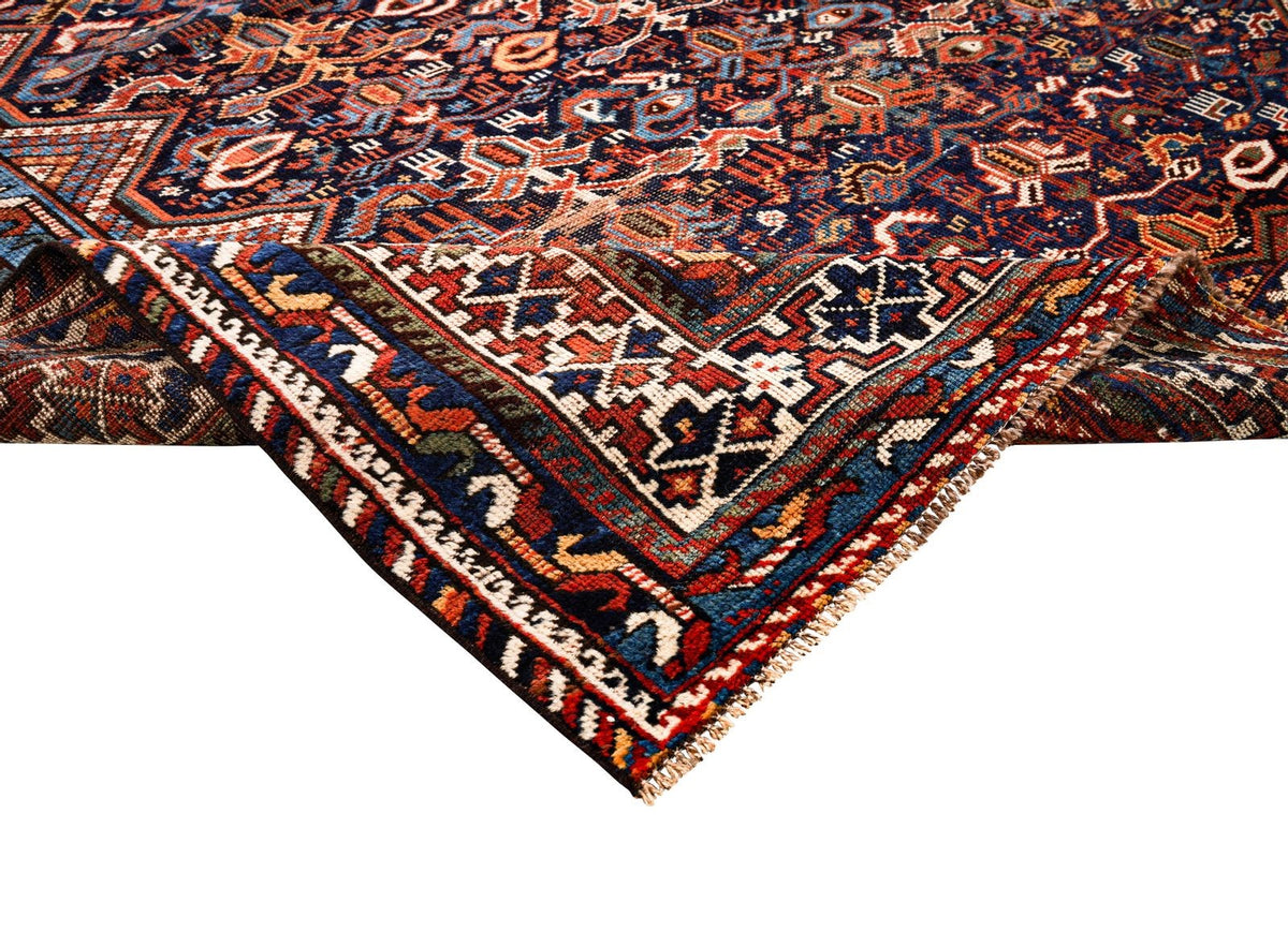 6x7 Brown and Brown Persian Tribal Rug