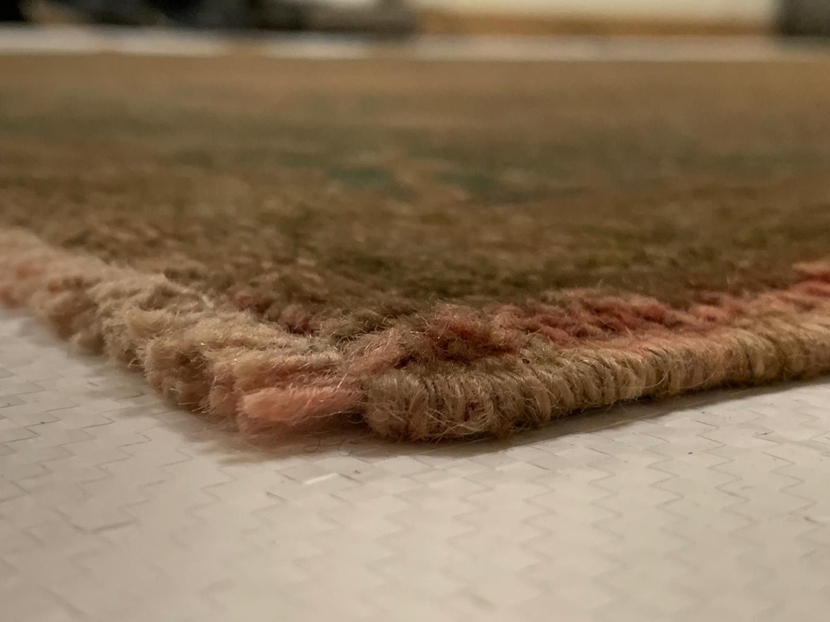 5x11 Camel and Green Turkish Tribal Runner