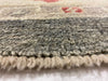 Vintage Handmade 3x10 Gray and Off White Anatolian Turkish Oushak Distressed Area Runner