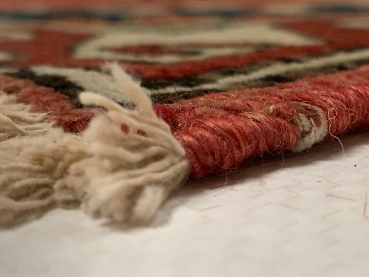 5x11 Red and Ivory Turkish Tribal Runner