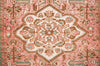 5x7 Pink and Brown Persian Rug