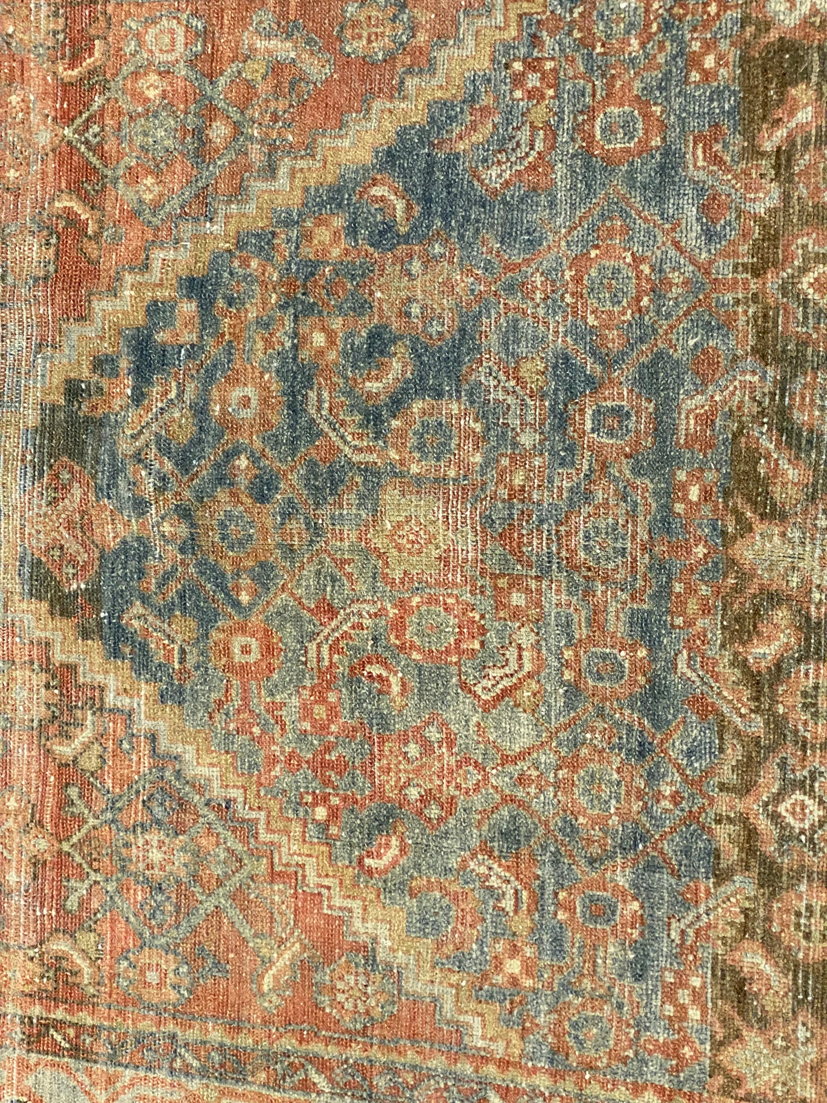 4x6 Brown and Pink Persian Tribal Rug