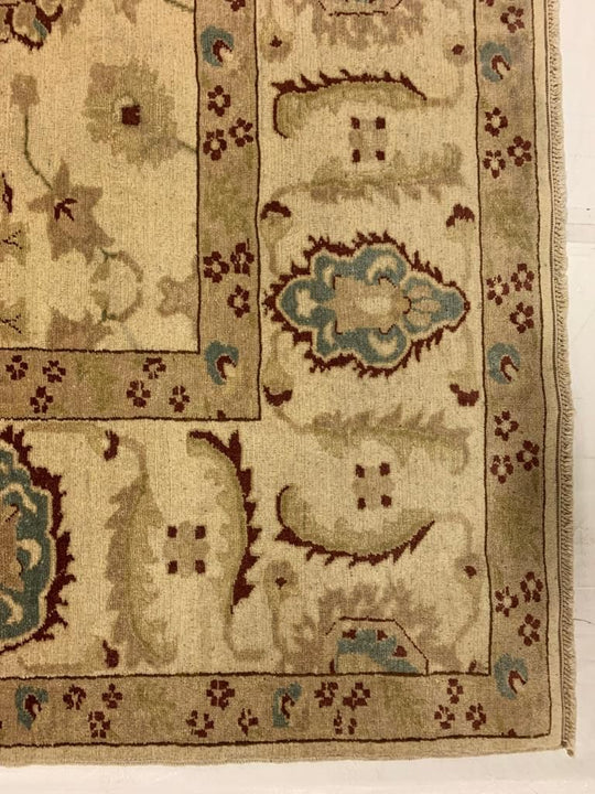 8x9 Ivory Turkish Traditional Rug