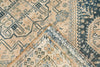 4x5 Blue and Beige Persian Rug