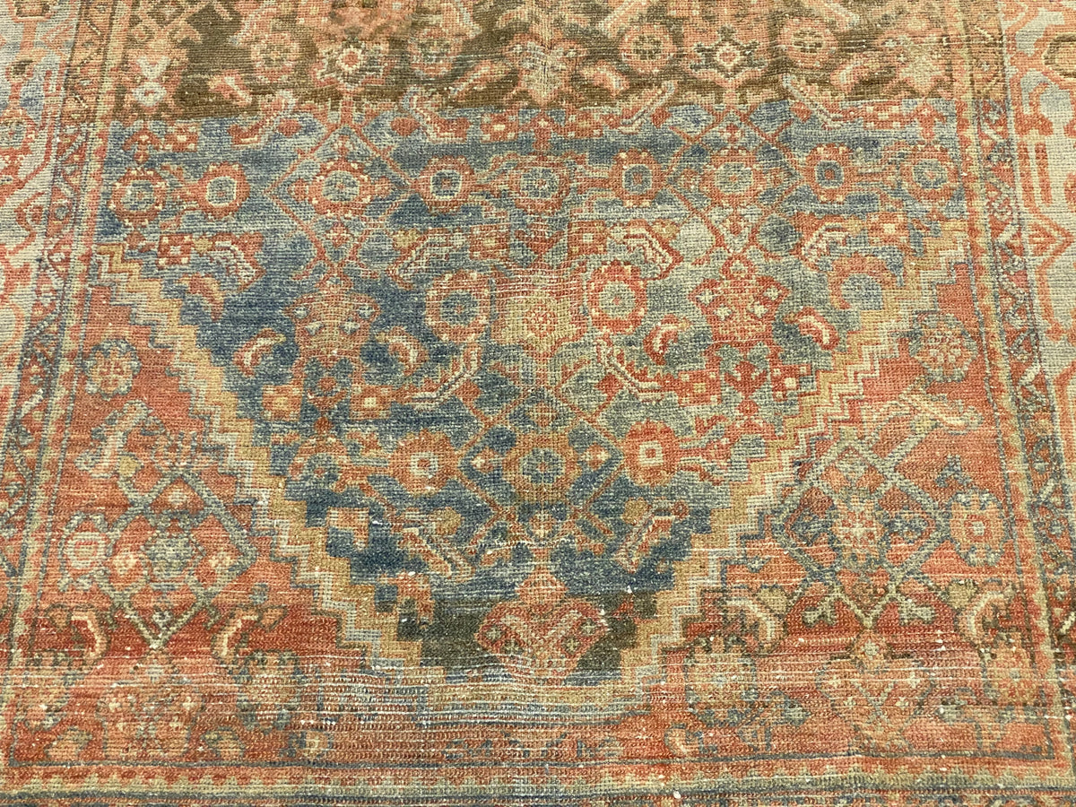 4x6 Brown and Pink Persian Tribal Rug