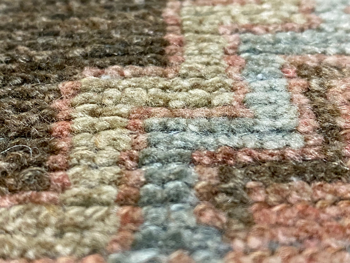 4x6 Brown and Pink Persian Tribal Rug