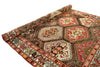 6x9 Multicolor and White Persian Rug