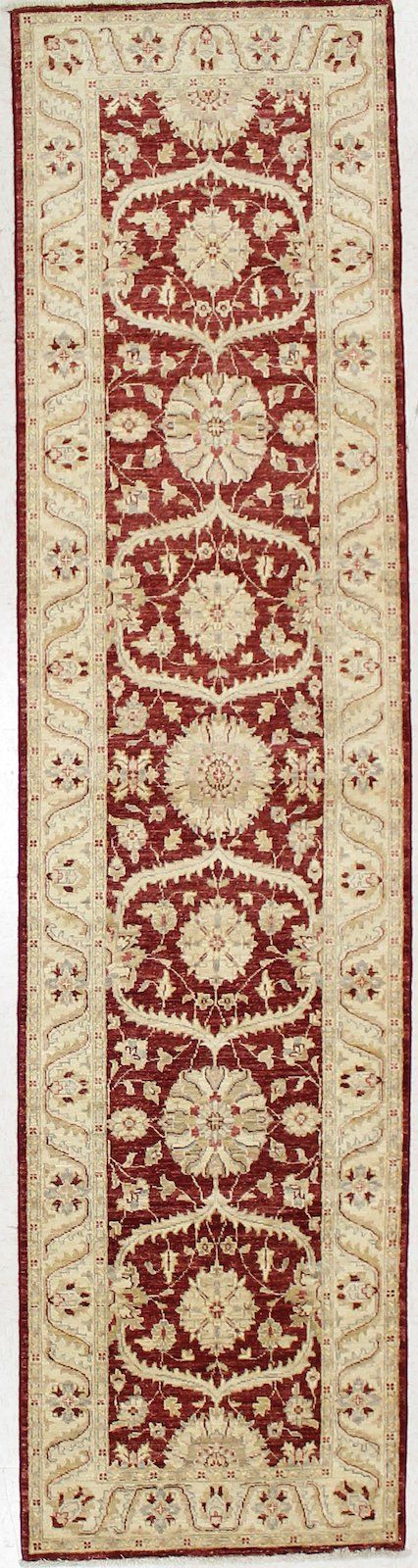 3x11 Red and Gold Turkish Oushak Runner