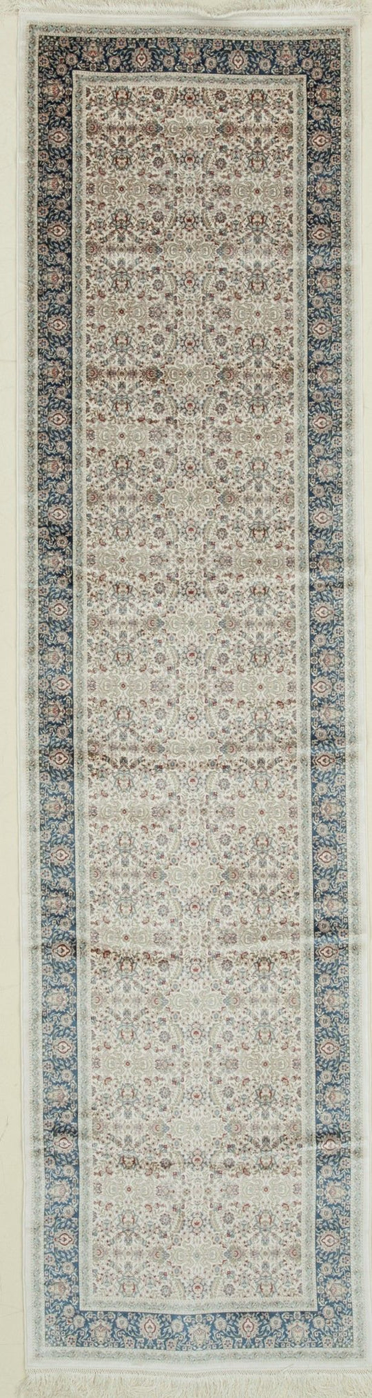 3x10 Ivory and Blue Turkish Antep Runner