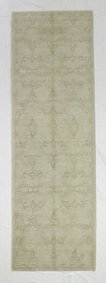 3x9 Ivory and Beige Persian Runner