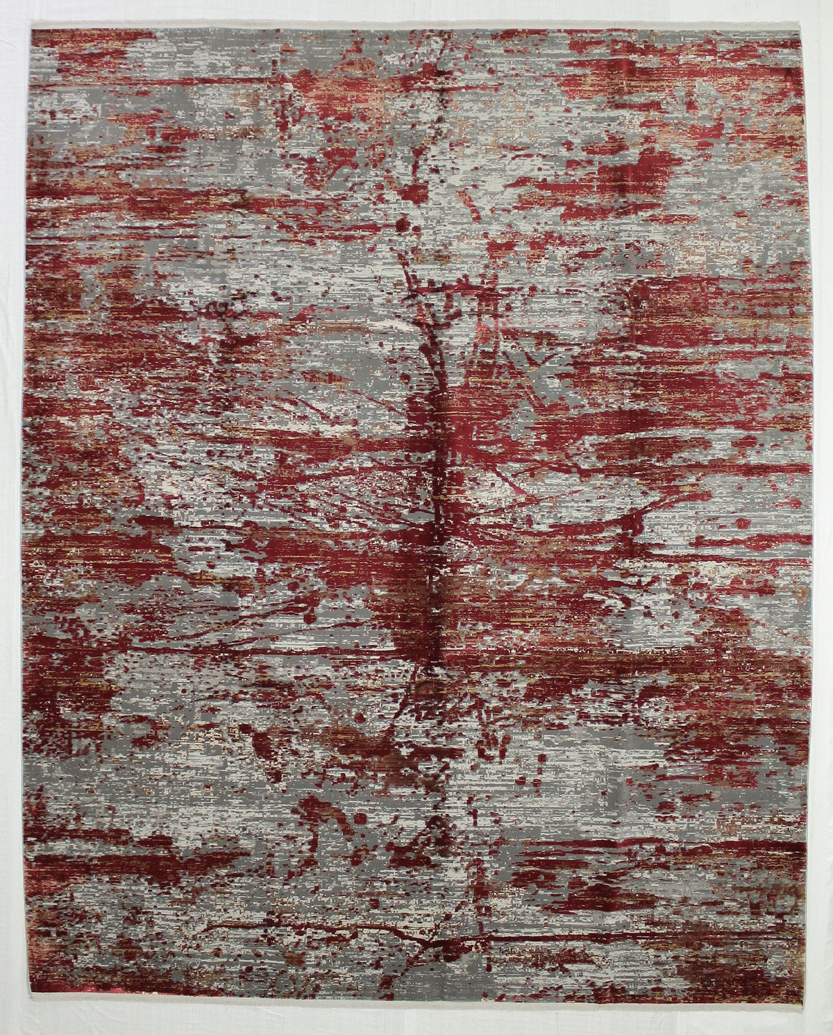 8x10 Red and Gray Turkish Antep Rug