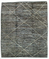8x10 Gray and Multicolor Modern Contemporary Rug