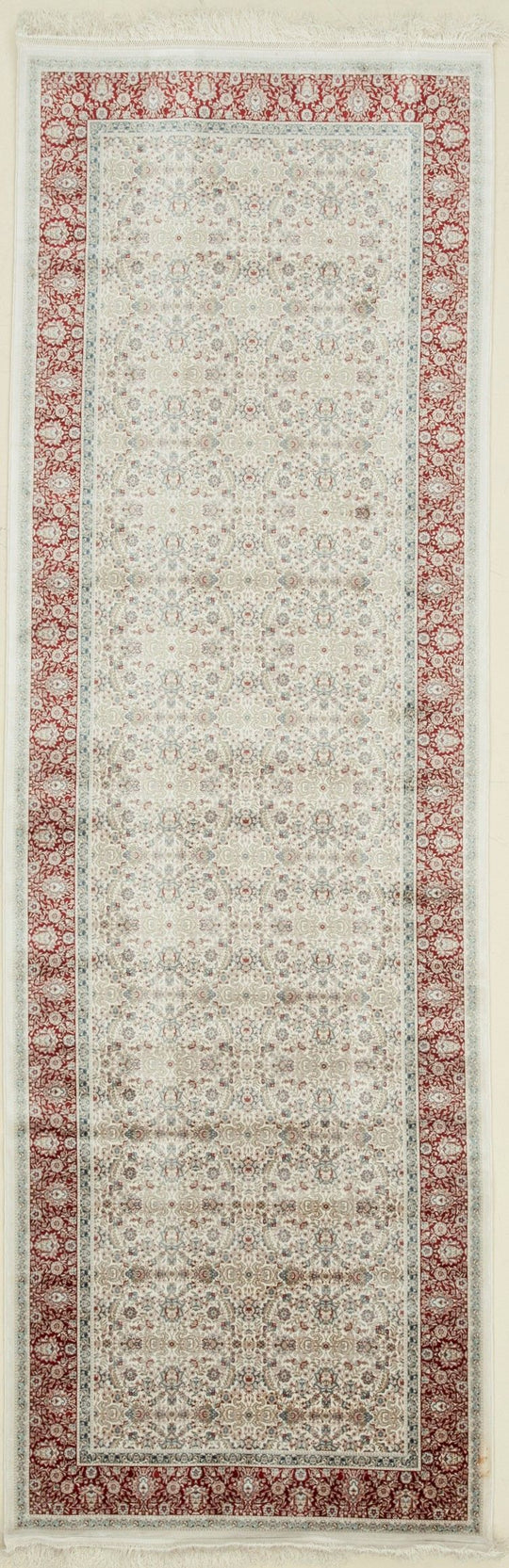 3x10 Ivory and Red Turkish Antep Runner