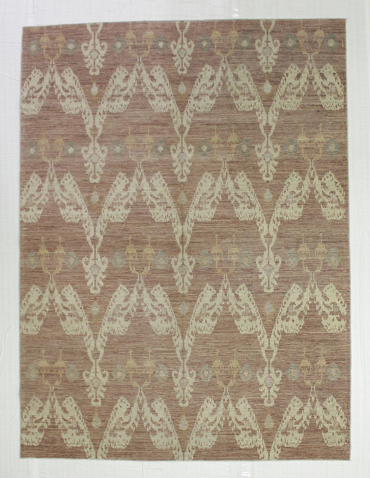 6x8 Blue and Ivory Modern Contemporary Rug