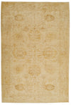 6x9 Ivory Turkish Oushak Rug