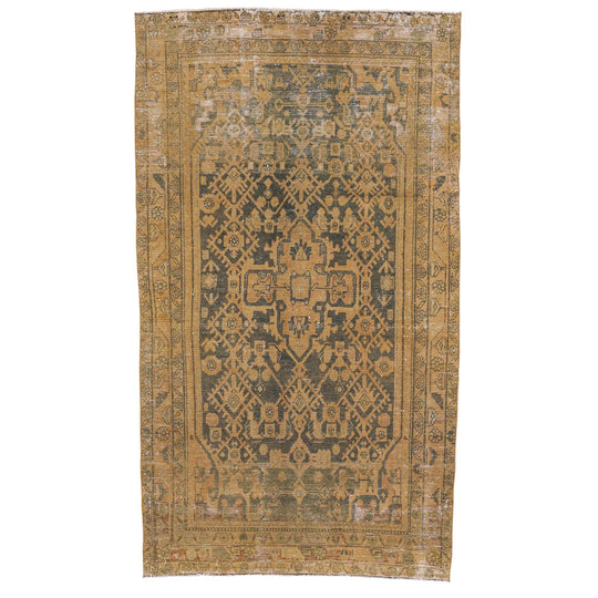 4x8 Brown Persian Traditional Runner