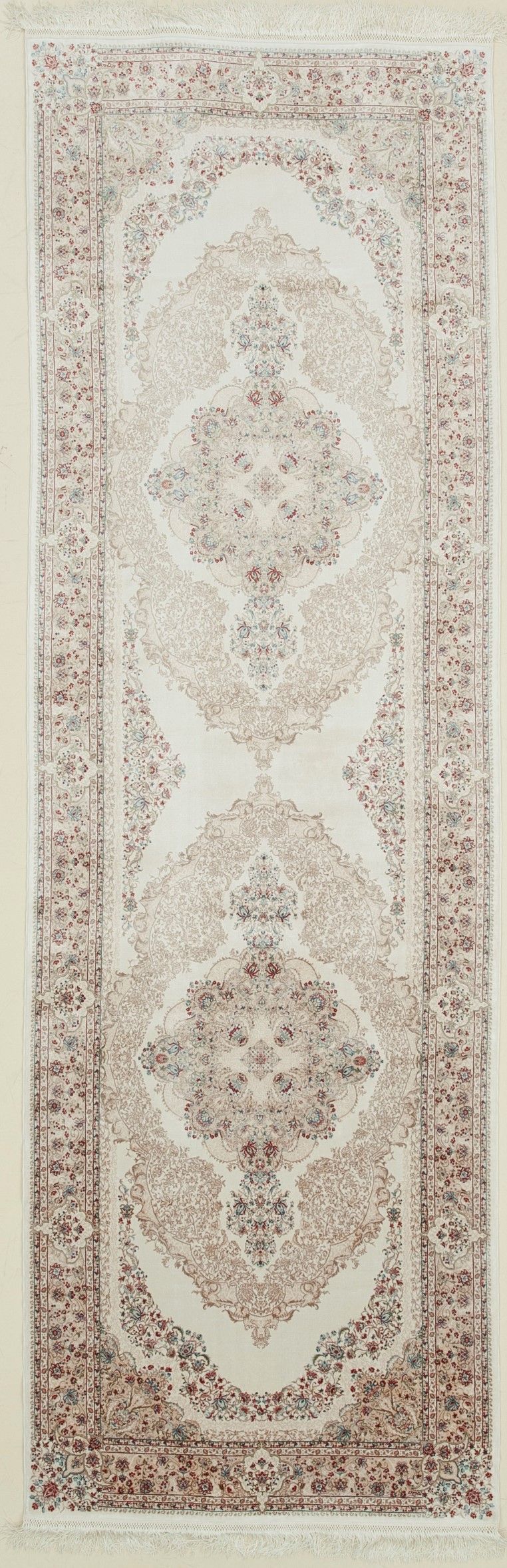3x10 Ivory and Red Turkish Antep Runner