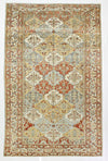 7x10 Multicolor and Red Persian Rug